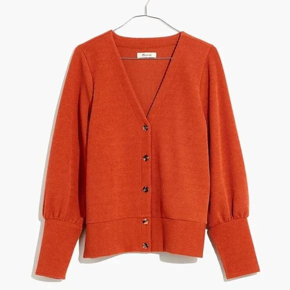 Madewell Ottoman Rib Cardigan Top